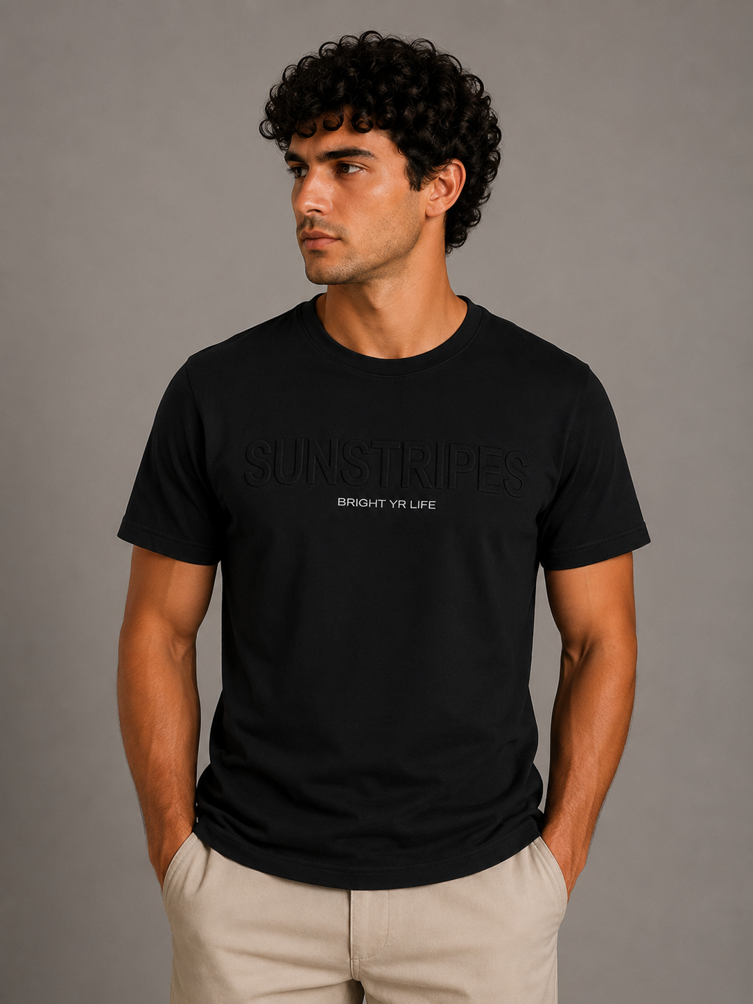 Sunstripes T-shirt con logo