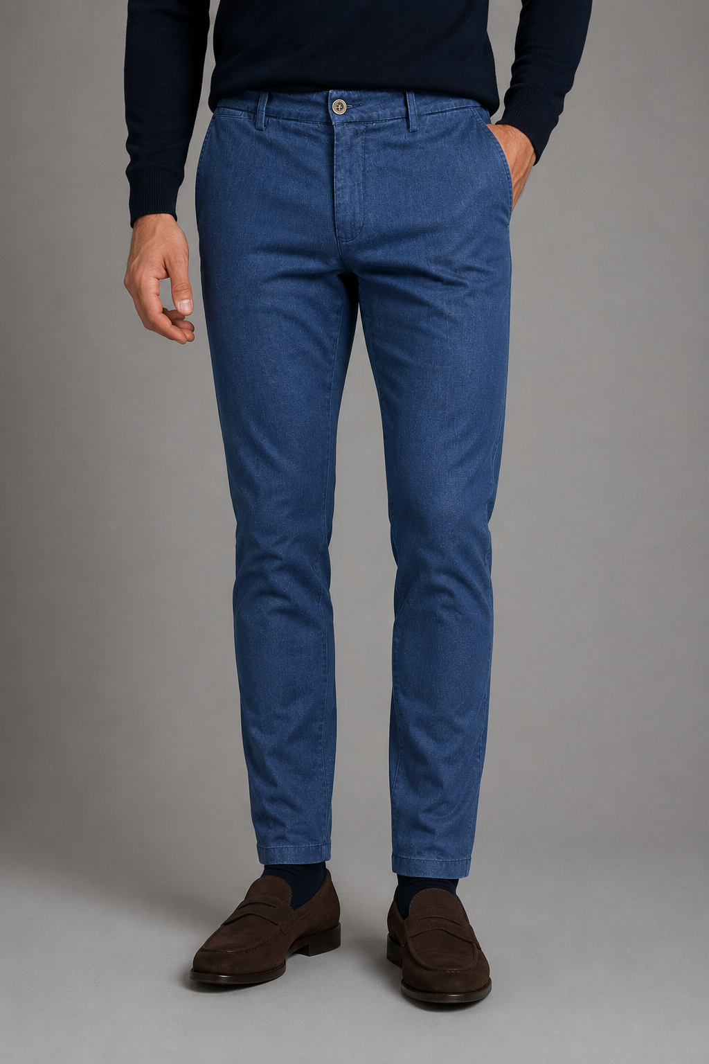 Teleria Zed Pantalone Effetto Jeans