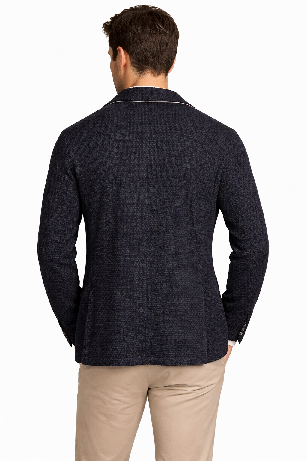 BOB REY giacca doppio petto in maglia