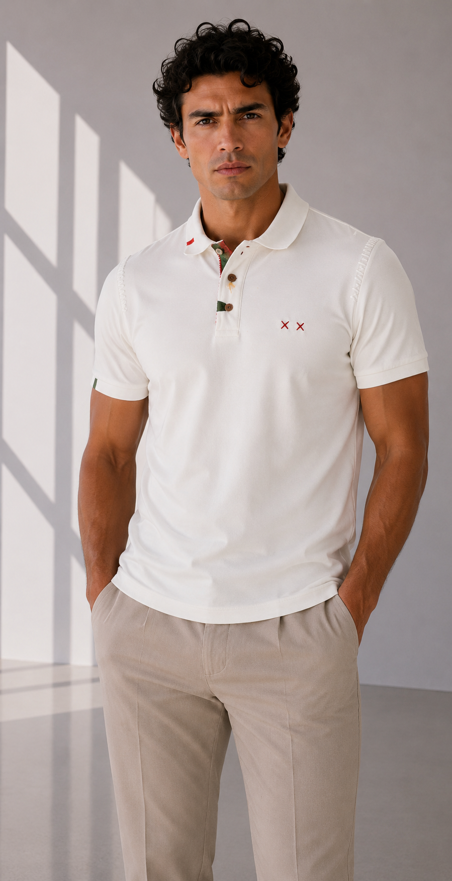 Project Polo con Bottone Particolare