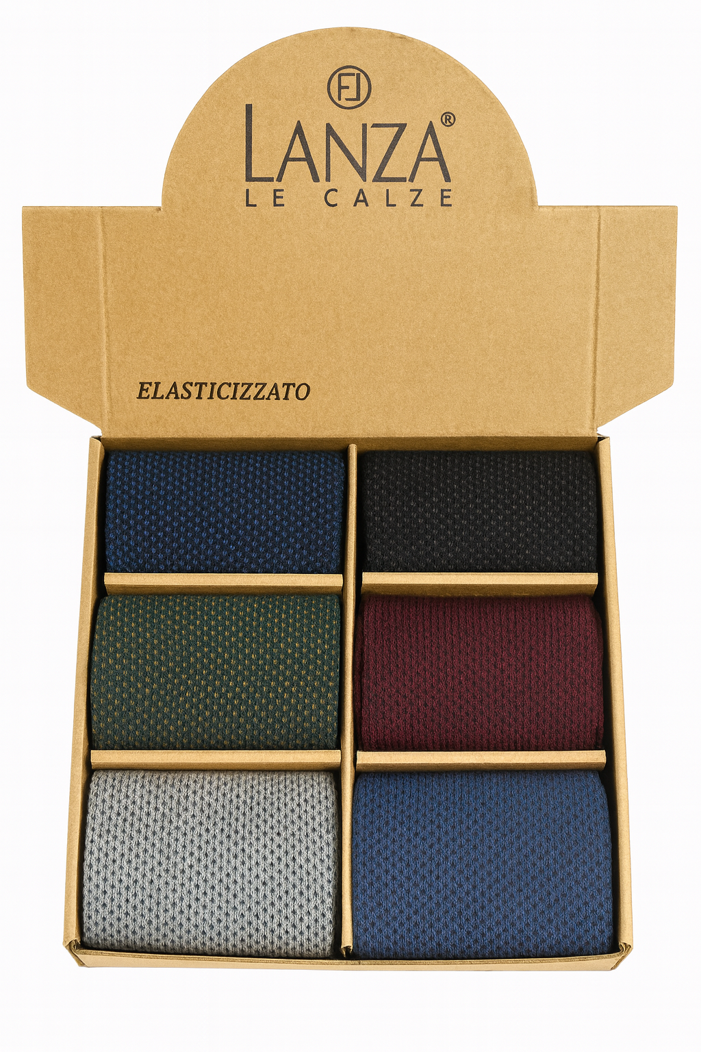 LANZA calze fantasia puntinata