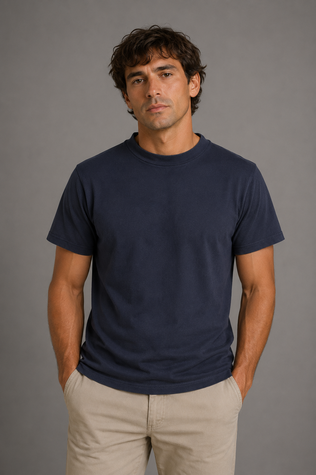 Telacruda T-shirt con ricamo sul dorso