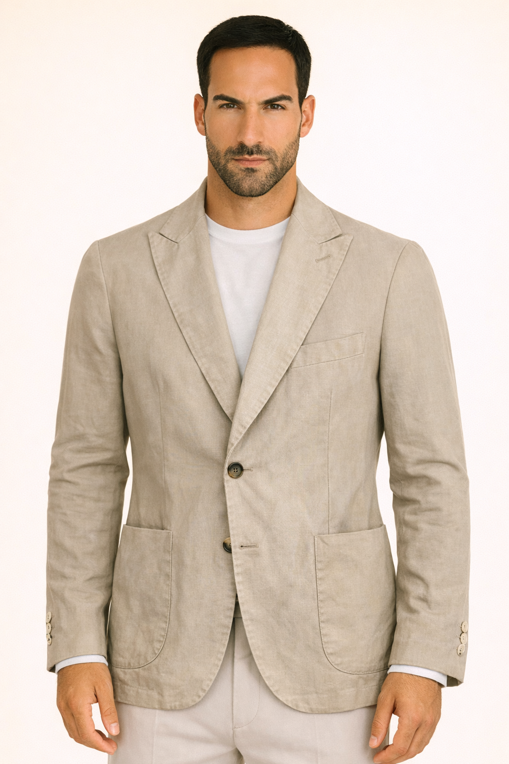 Giglio Milano Giacca mono petto in lino