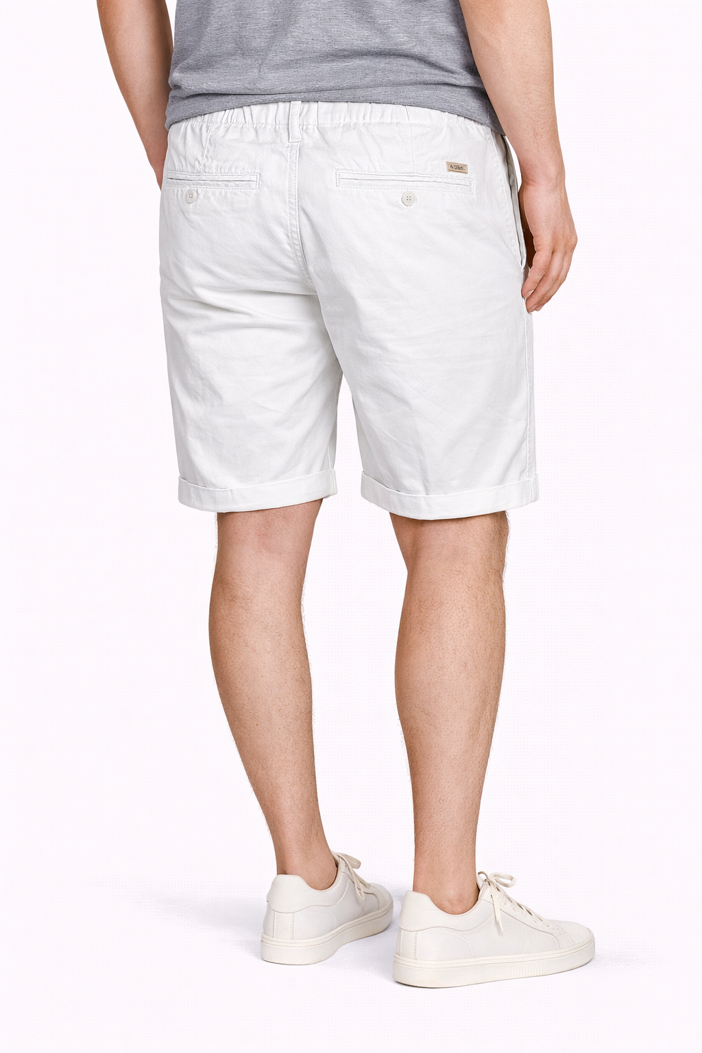 40 WEFT Bermuda in mito lino con la coulisse