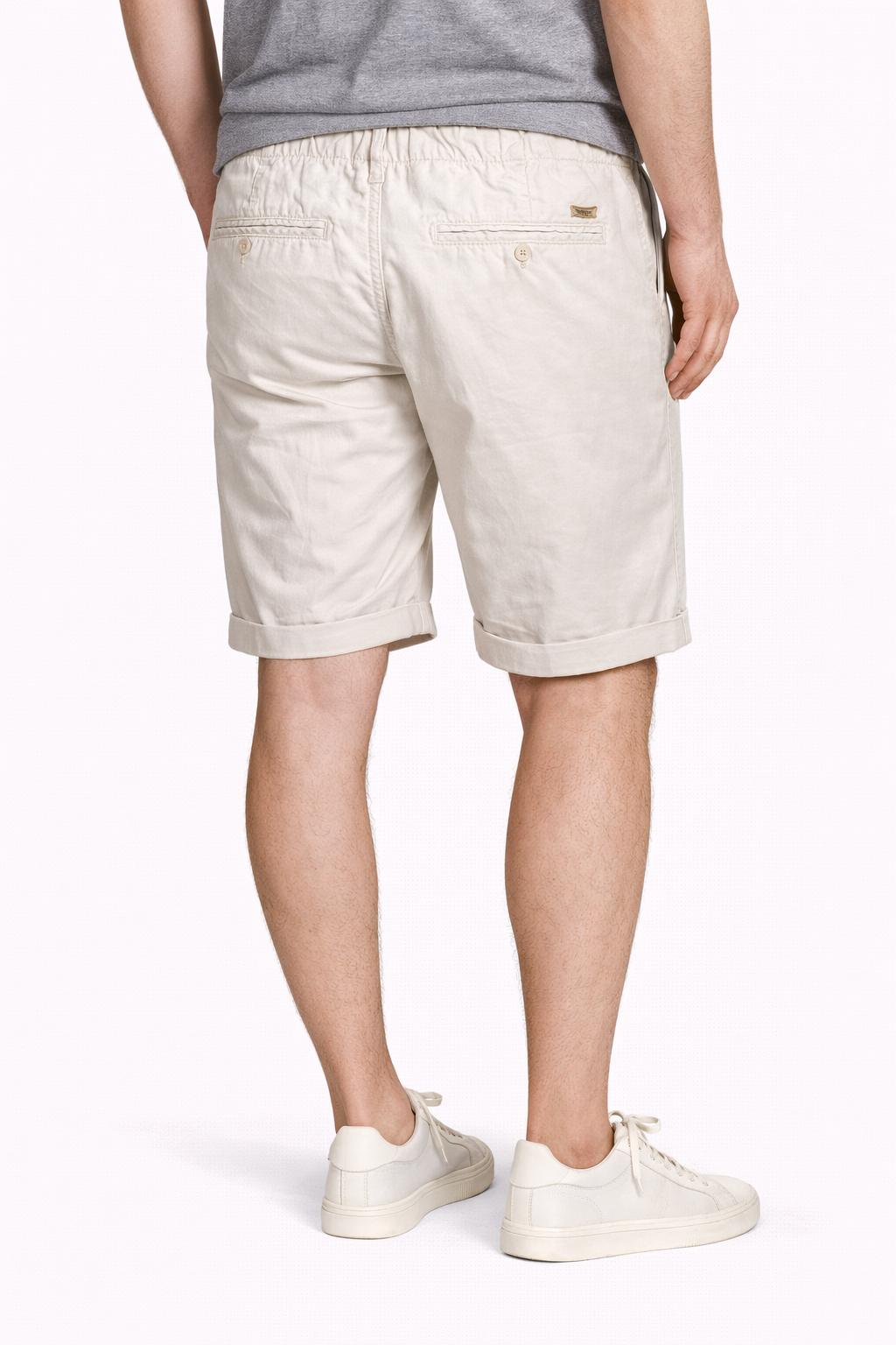 40 WEFT Bermuda in mito lino con la coulisse