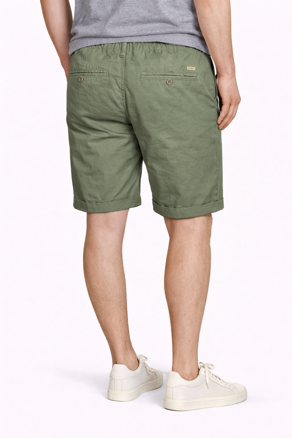 40 WEFT Bermuda in mito lino con la coulisse