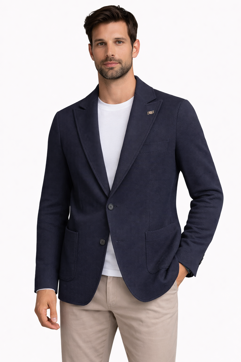 BOB Giacca Nido d'ape mono petto