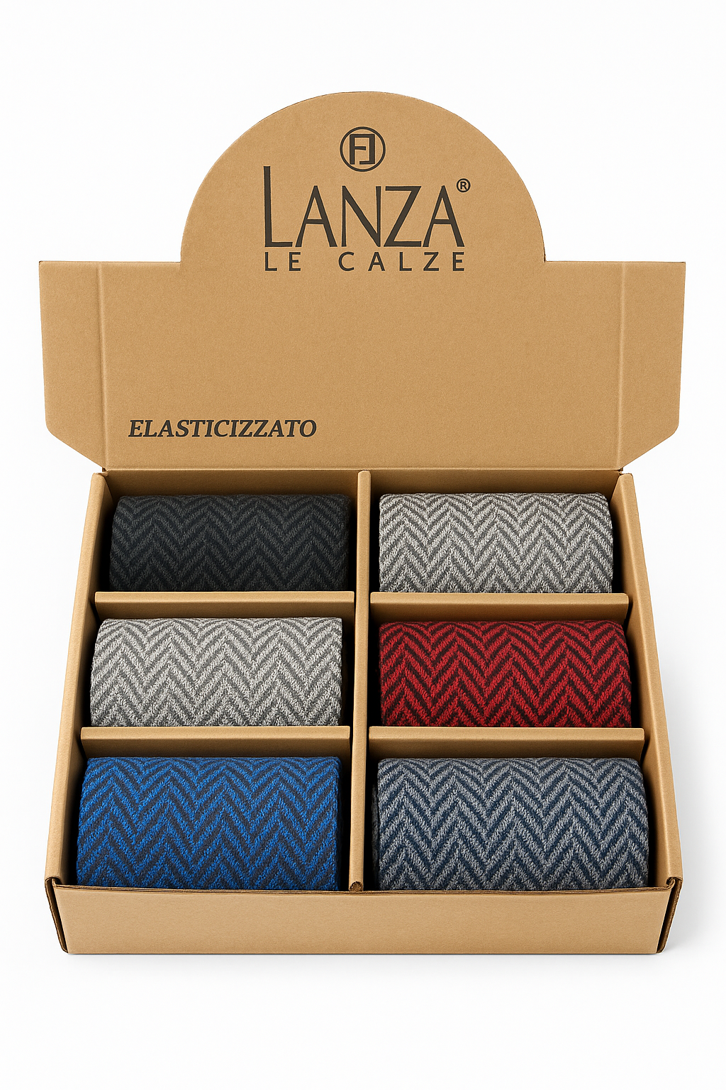 LANZA calze fantasia spigata