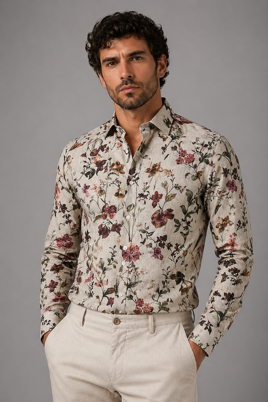 Alessandro Lamura Camicia con fiori