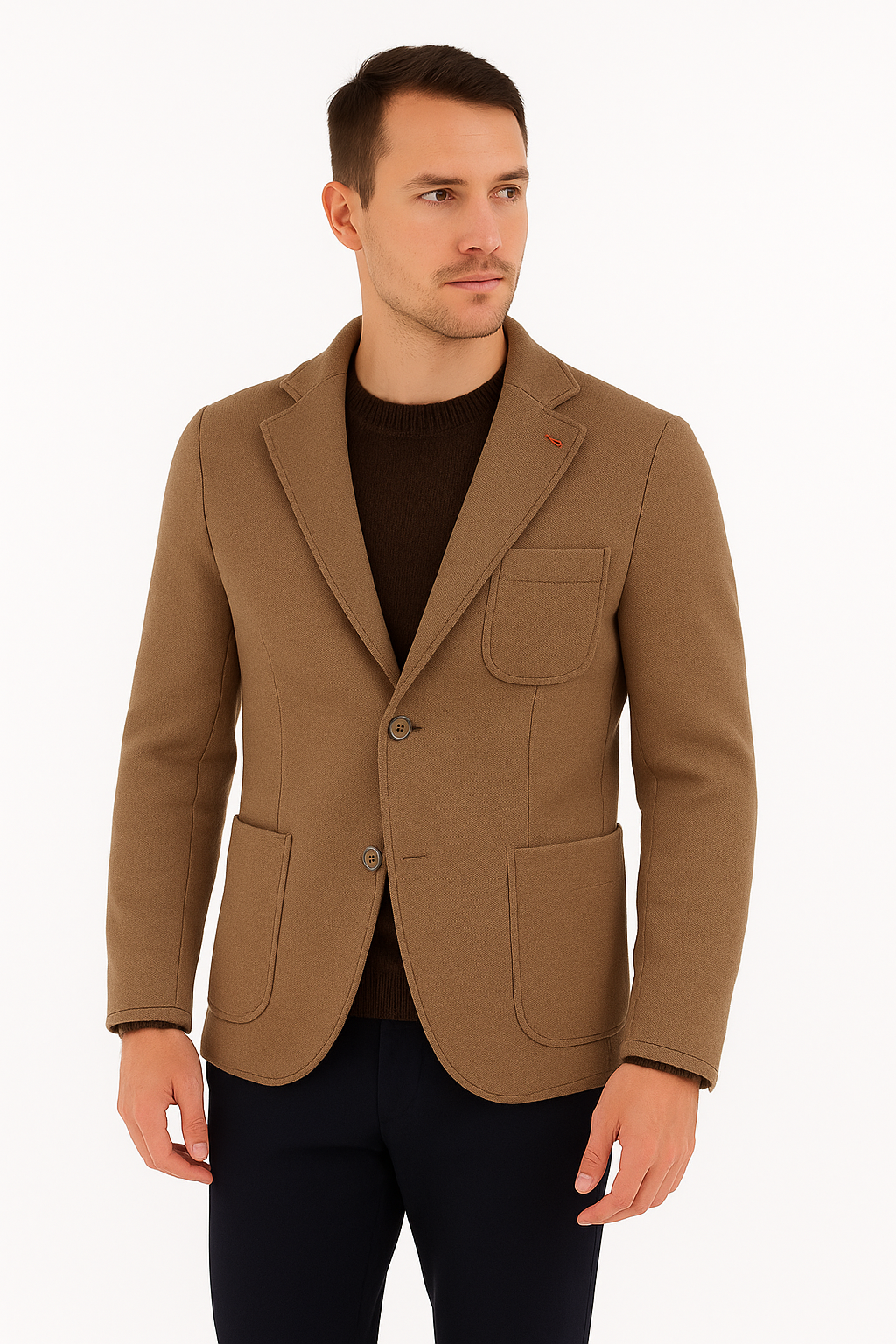 OVER D Giacca Taglio vivo