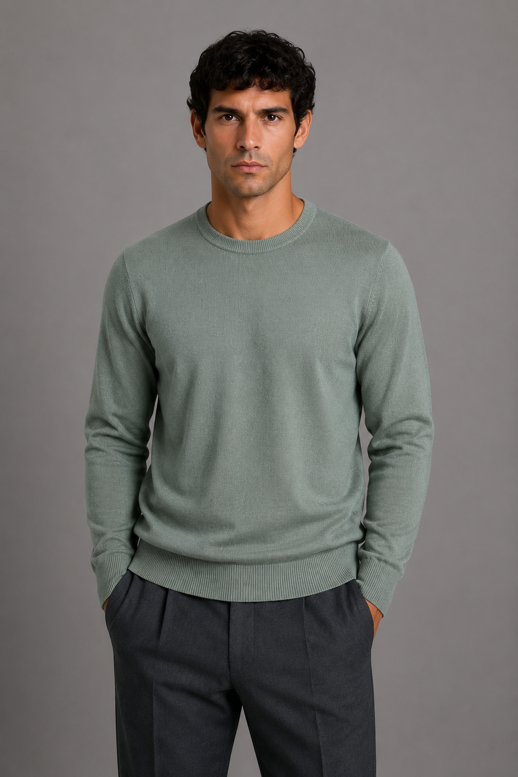 Planet Grid Girocollo in Cotone