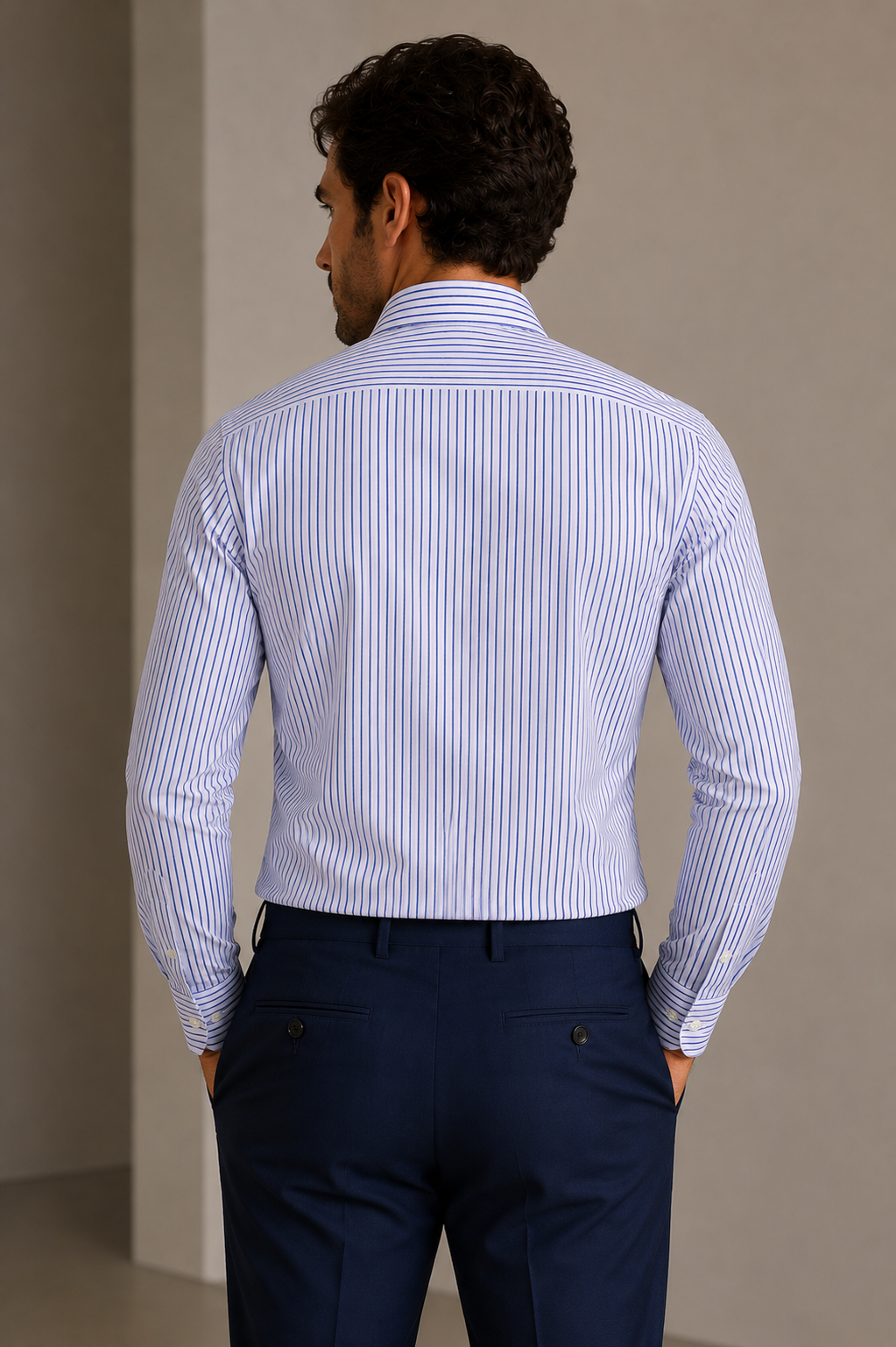 Giglio Milano Camicia righe sottili