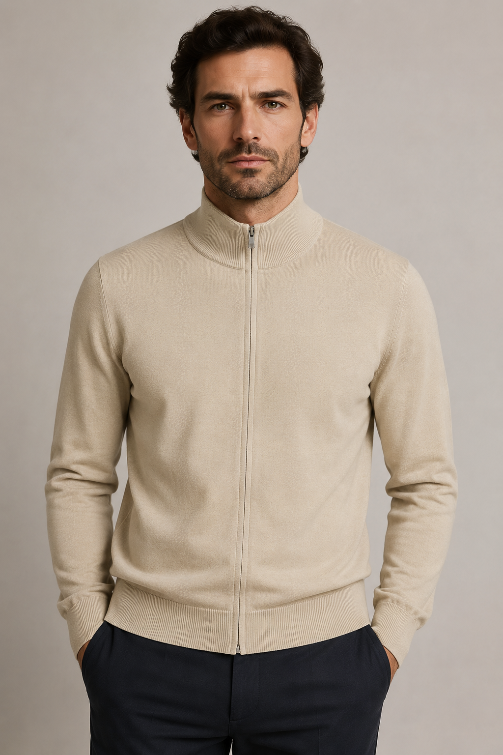 MASQ Giacca con zip maniche lunghe