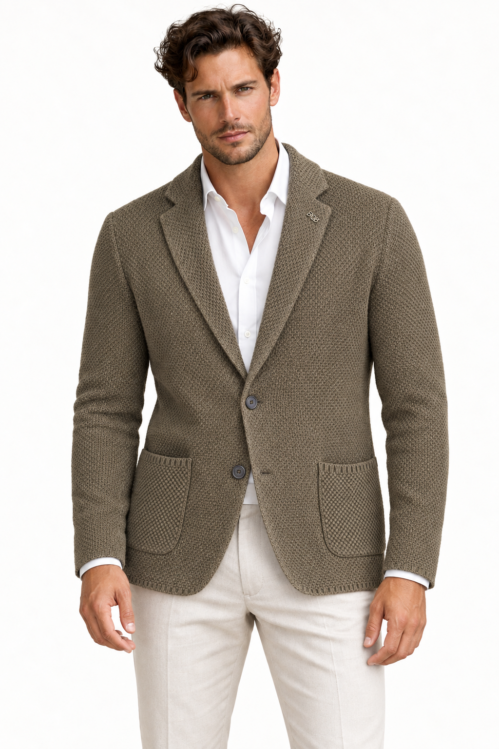 BOB Giacca in maglia mono petto