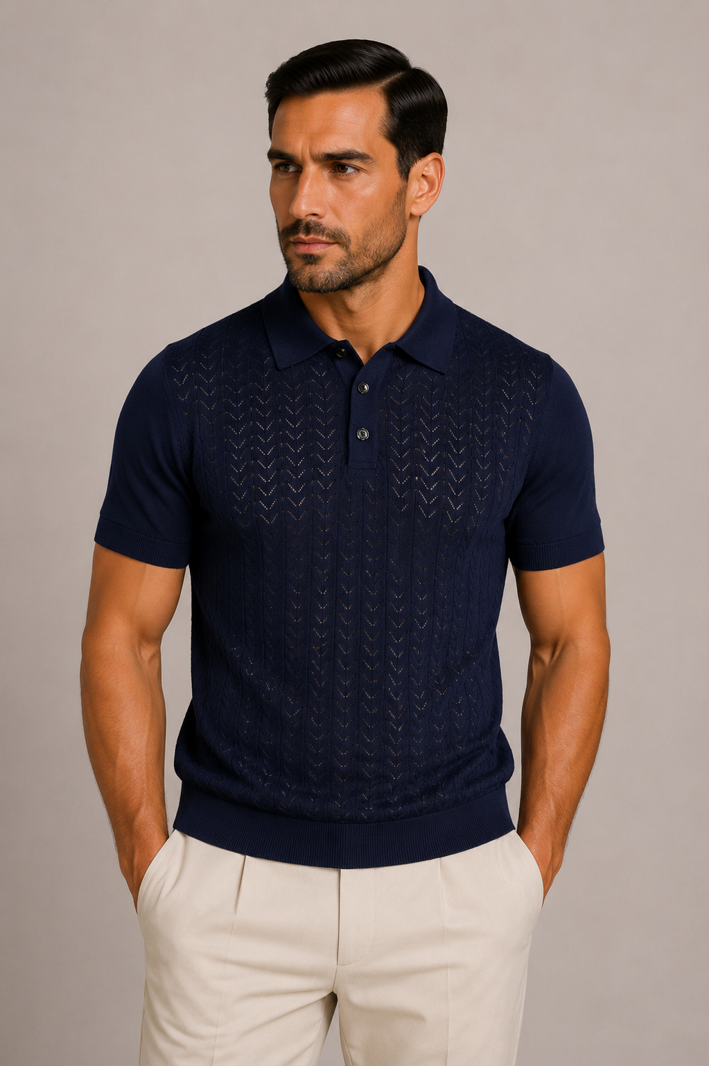 MQJ Polo effetto spigato