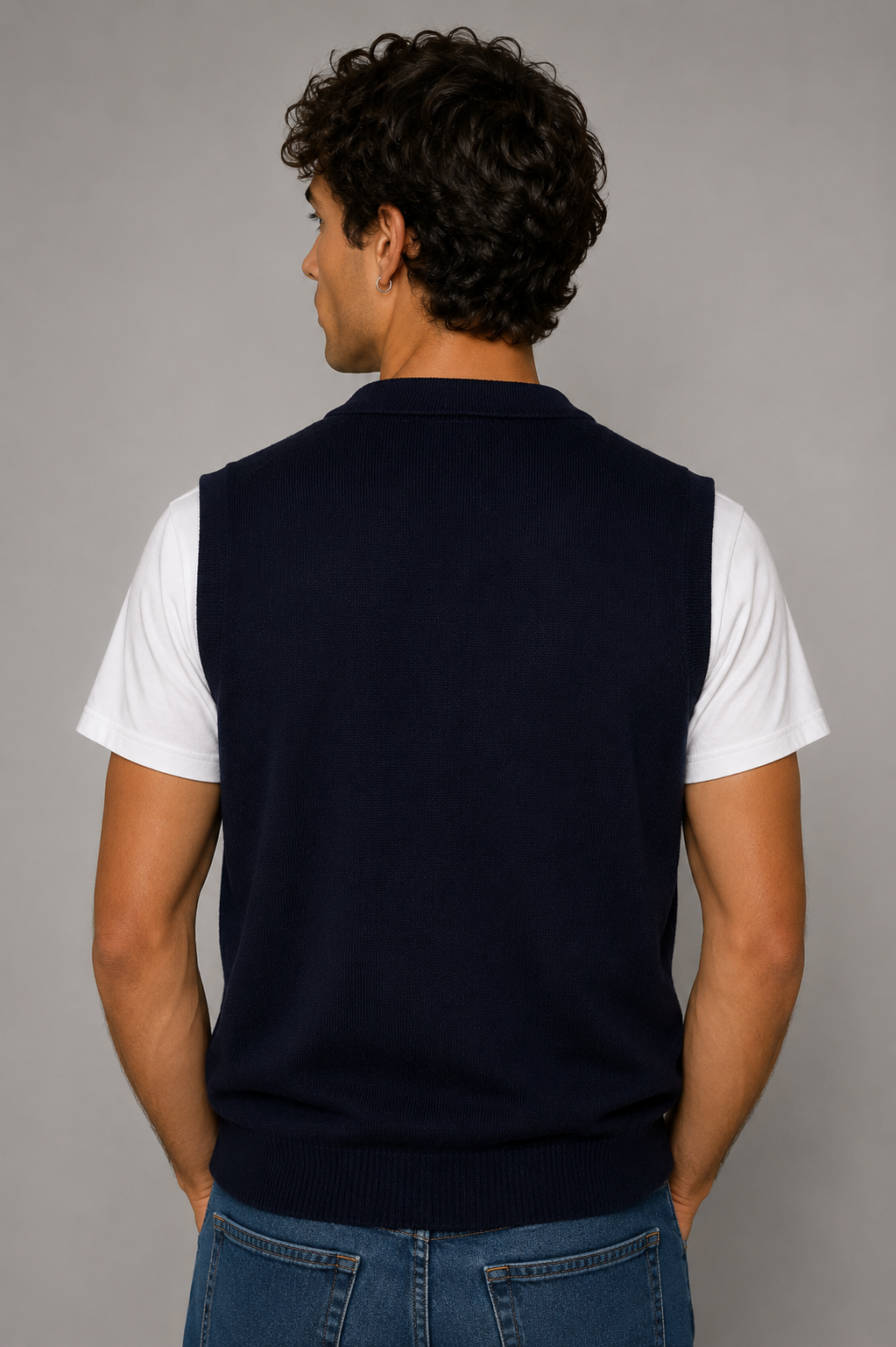 MASQ Cardigan senza maniche