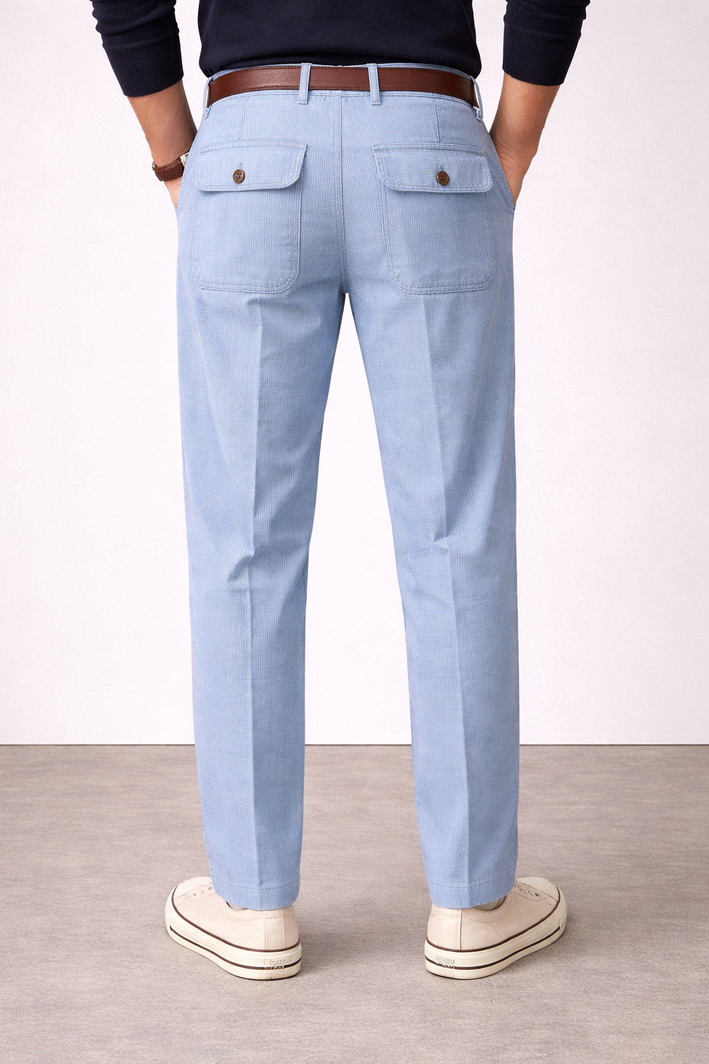 Telacruda pantalone gessato