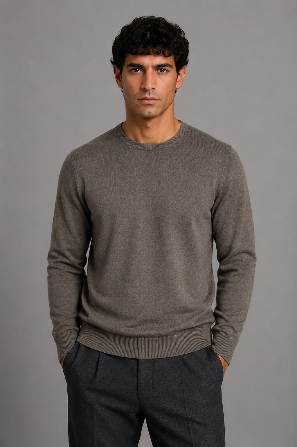 Planet Grid Girocollo in Cotone
