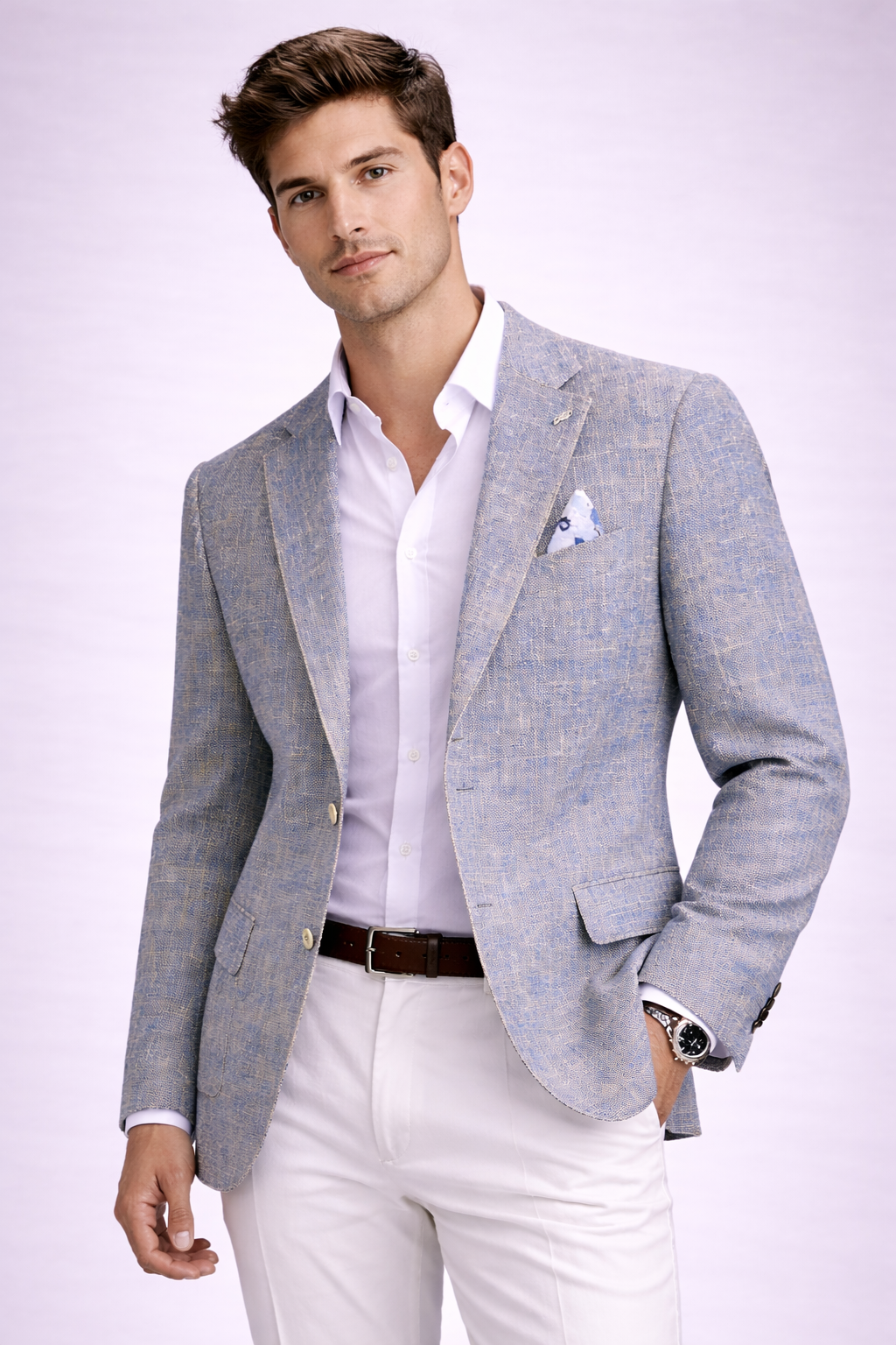 BOB giacca stampata mono petto