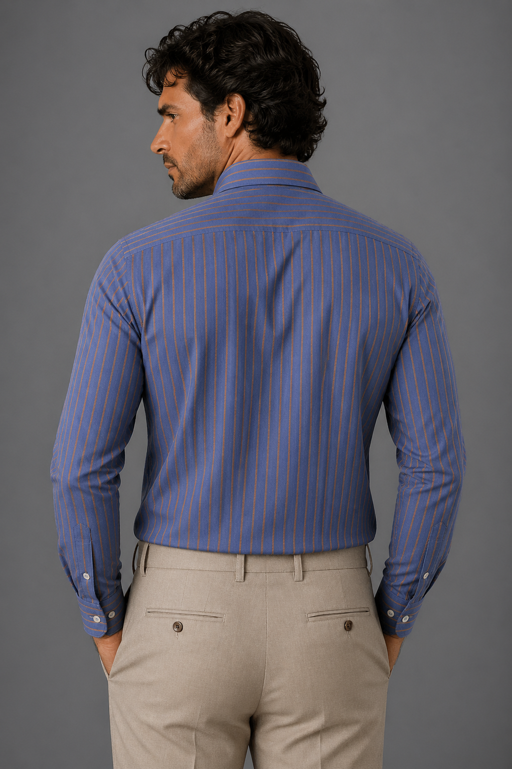 Giglio Milano Camicia con riga sottile