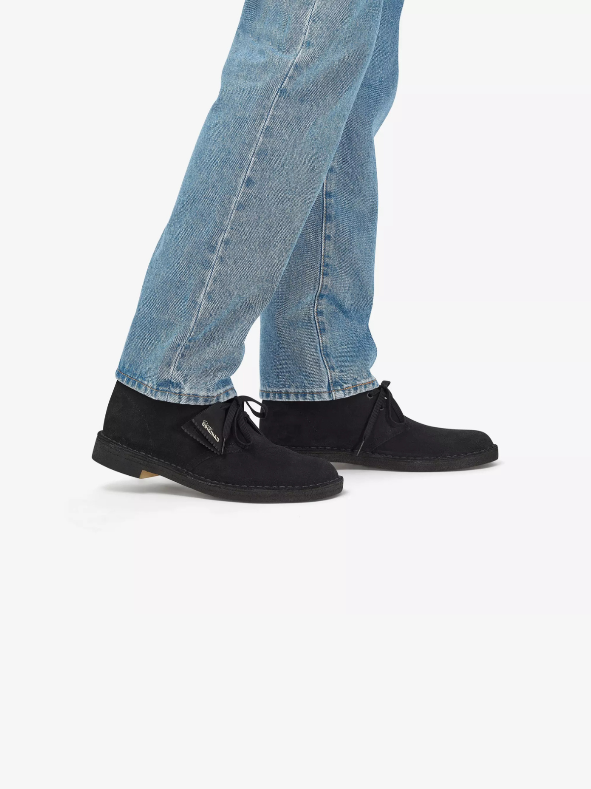 clarks originals DESERT BOOT in camoscio