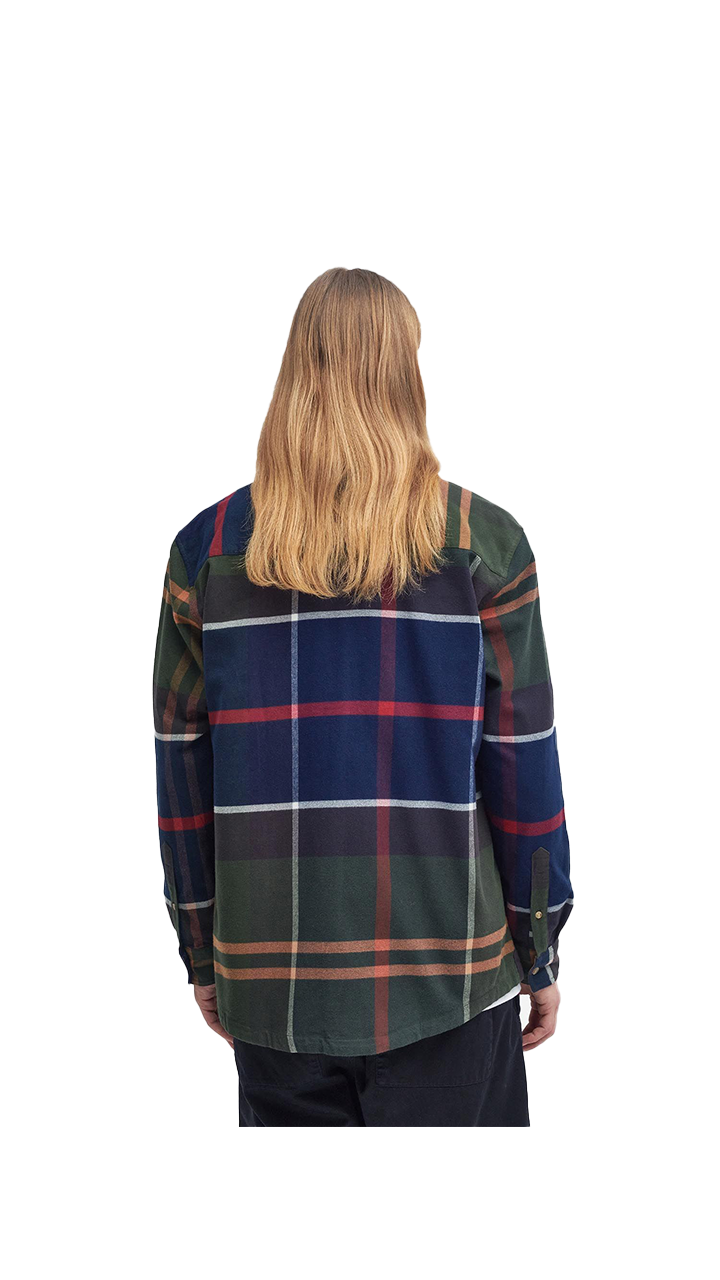 Barbour Camicia in tartan oversize
