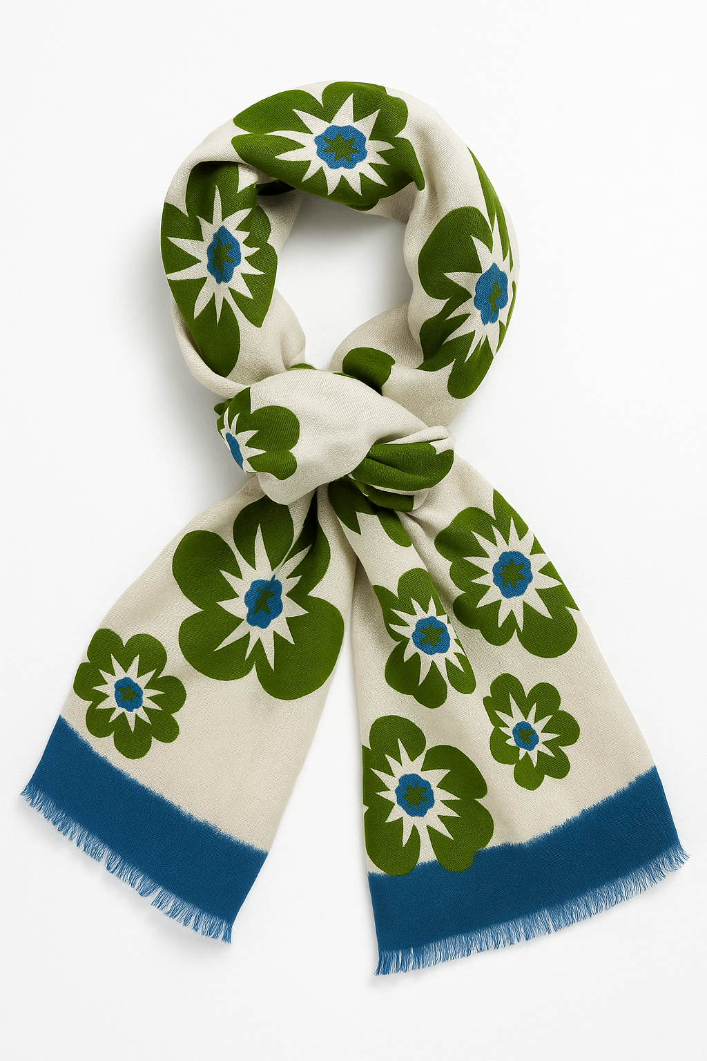 Giglio Milano sciarpa Fantasia Floreale