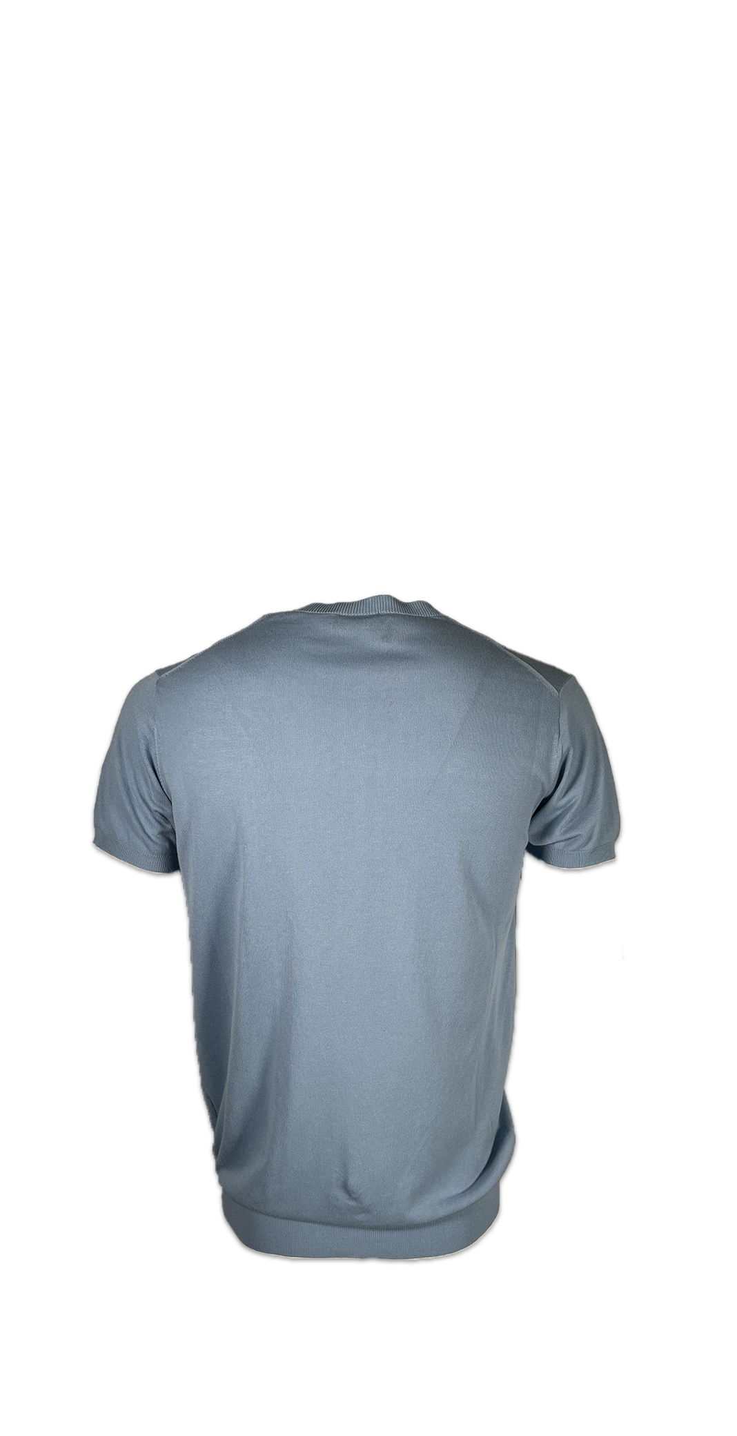 Blu Cashmere T-shirt monocolore