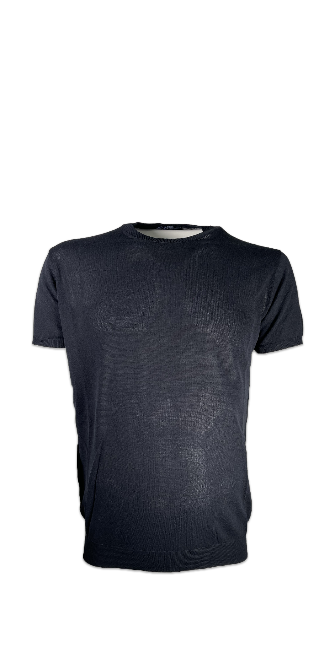 Blu Cashmere T-shirt monocolore