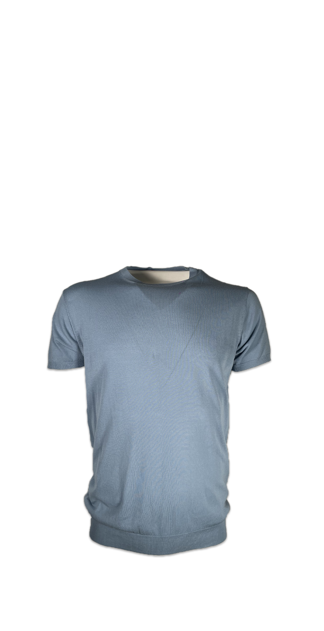 Blu Cashmere T-shirt monocolore