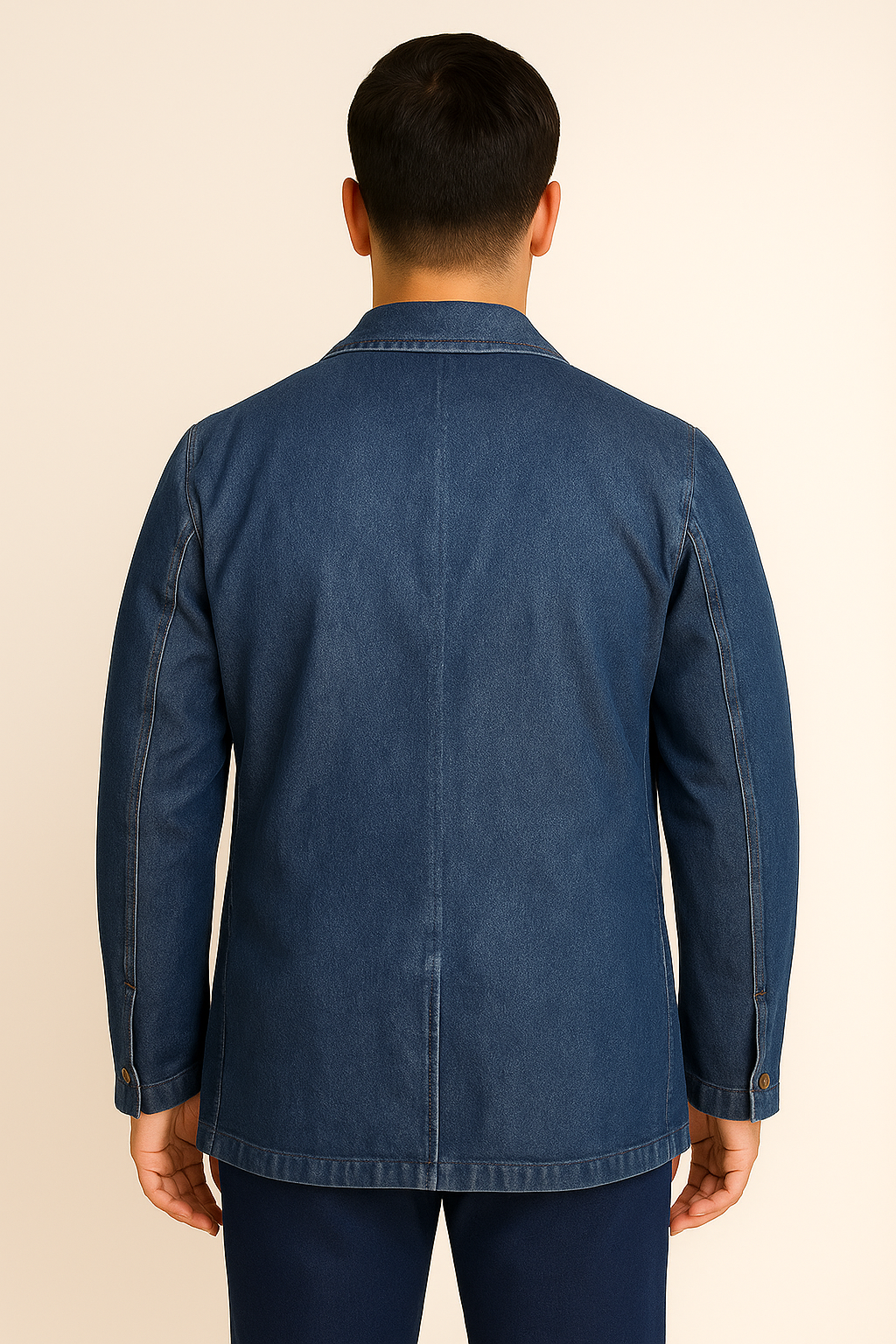 GALÀ Giacca Monopetto Effetto Jeans d.4