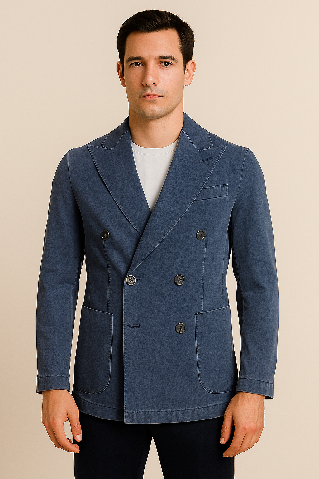 Giglio Milano Doppio Petto Effetto Lavato