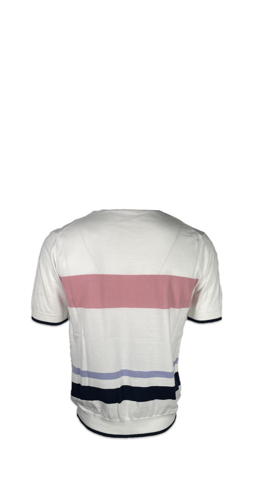 MQJ T-shirt con righe geometriche
