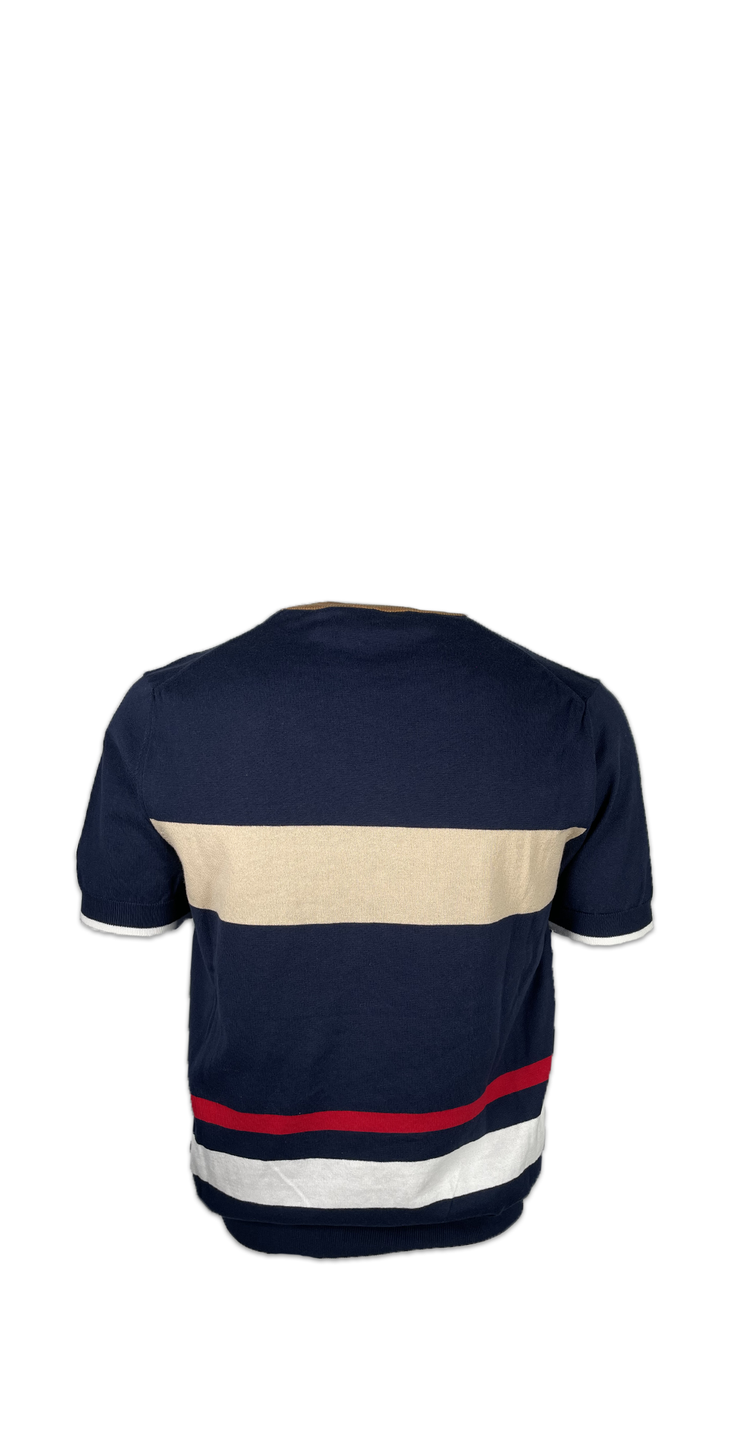 MQJ T-shirt con righe geometriche