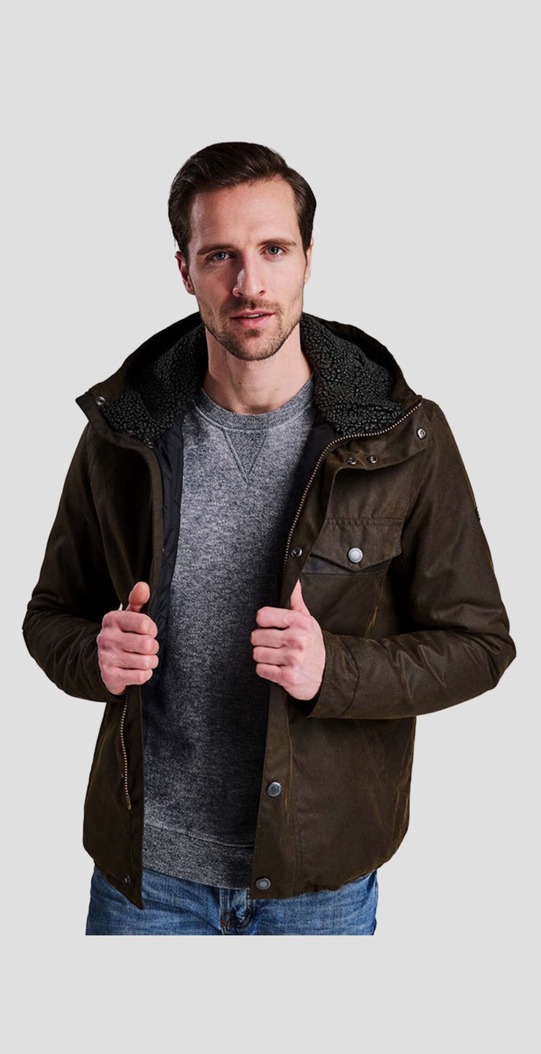 BARBOUR INTERNATIONAL Kevlar Giaccone cerato