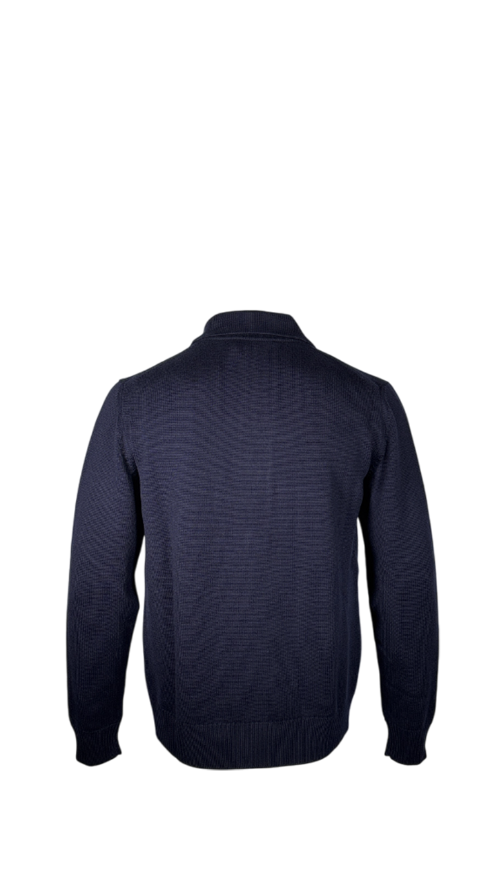 MASQ Cardigna con collo camicia