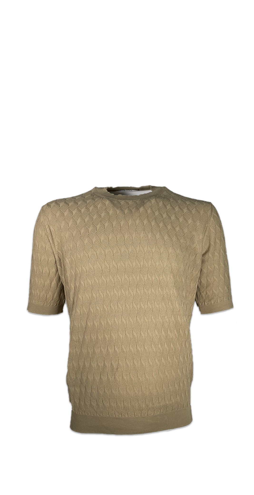 MASQ T-shirt con trama operata