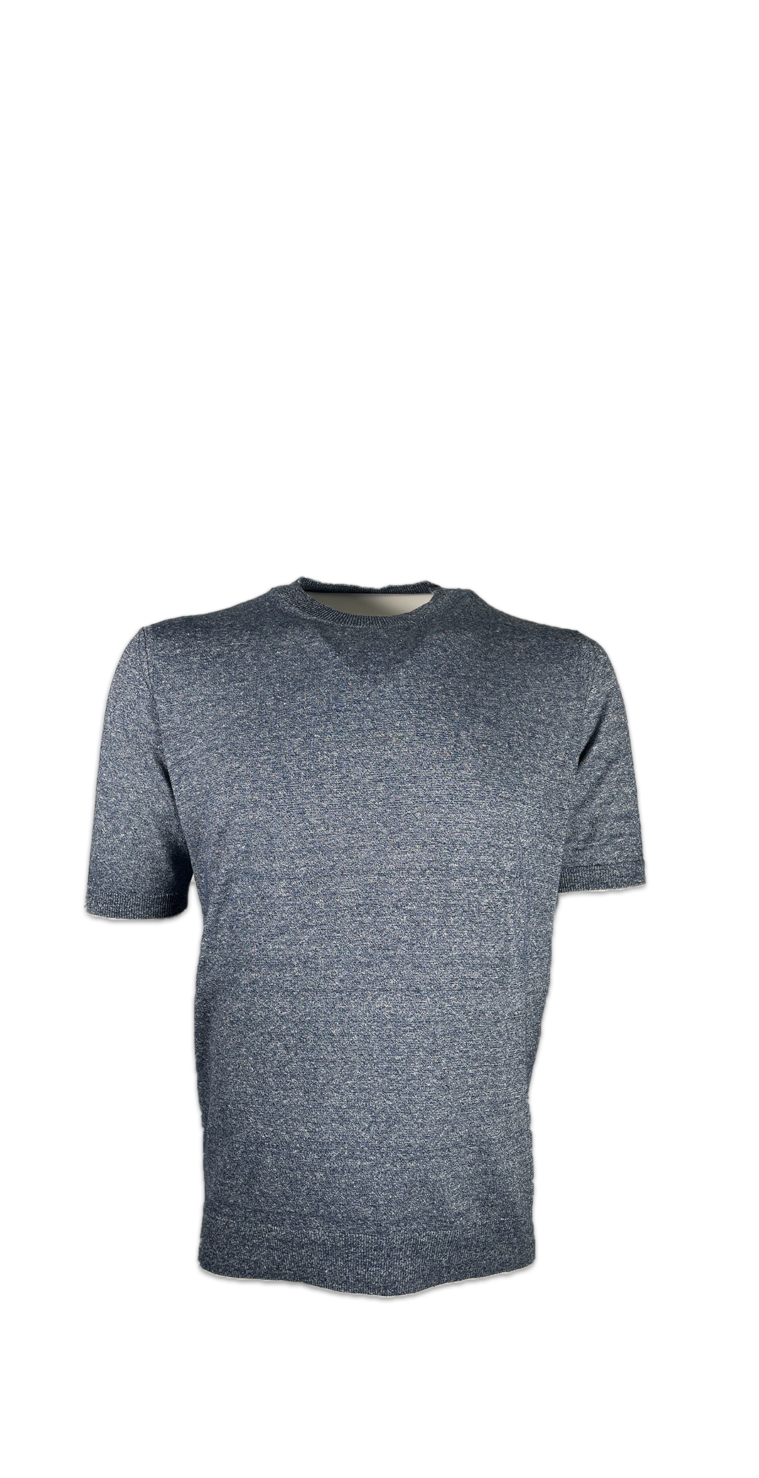 MASQ T-shirt in Misto Lino Monocromo