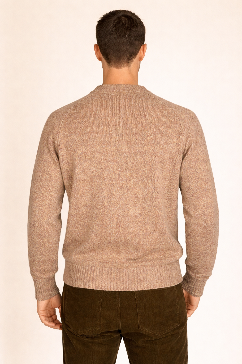 MASQ Maglione in lana effetto mélange