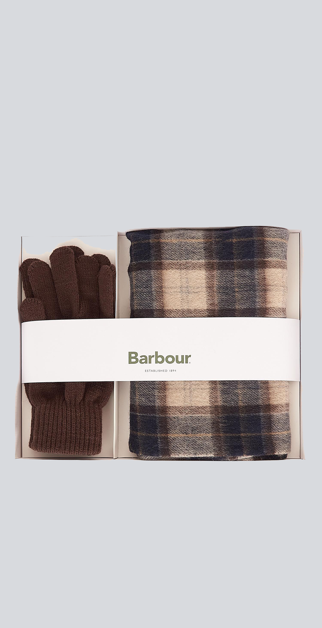 Barbour Sciarpa e guanti Tartan