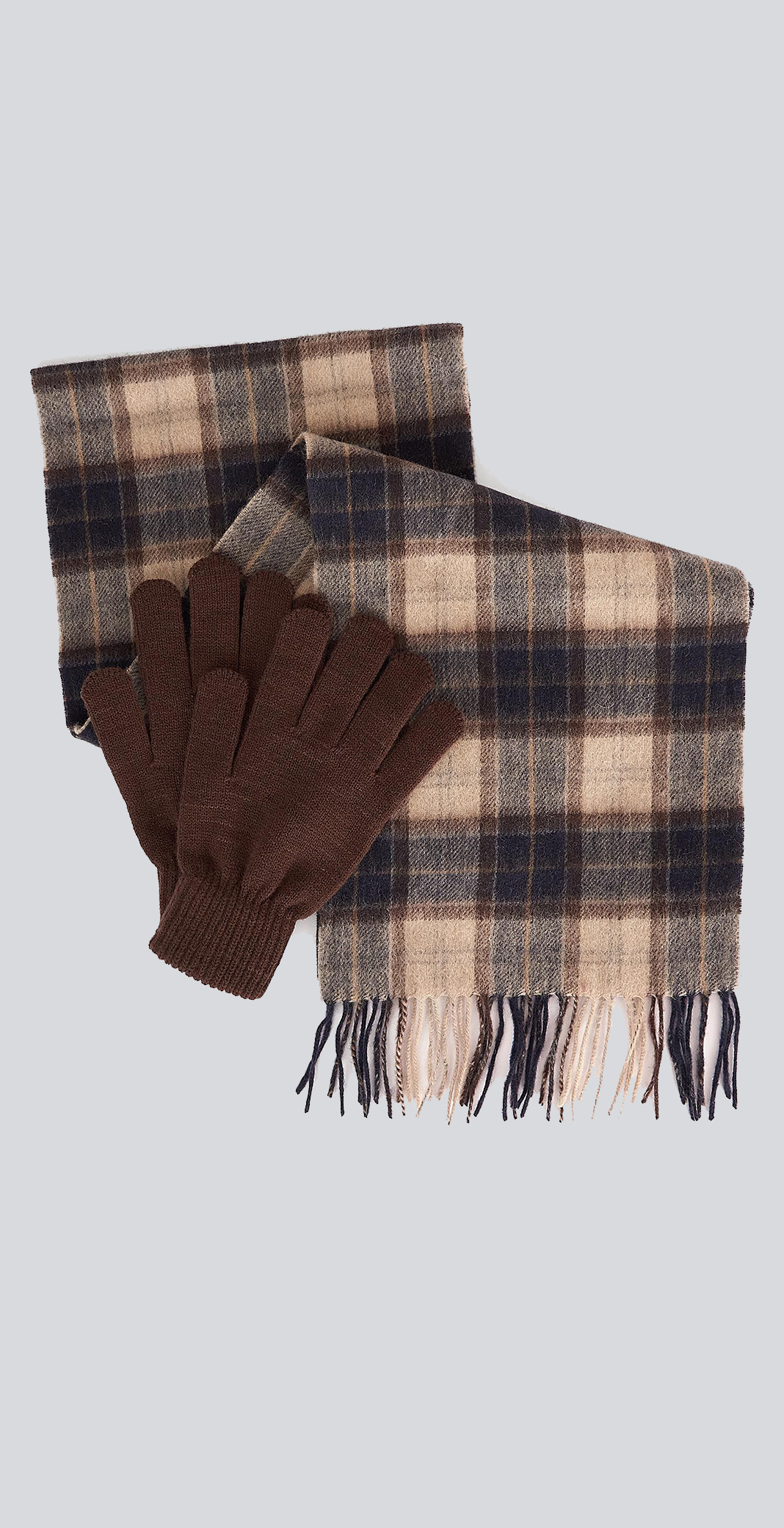 Barbour Sciarpa e guanti Tartan