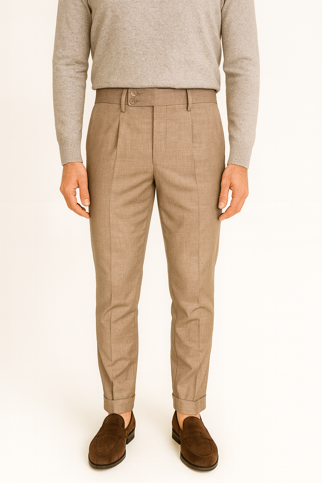 Paul Miranda Pantalone in fresco lana