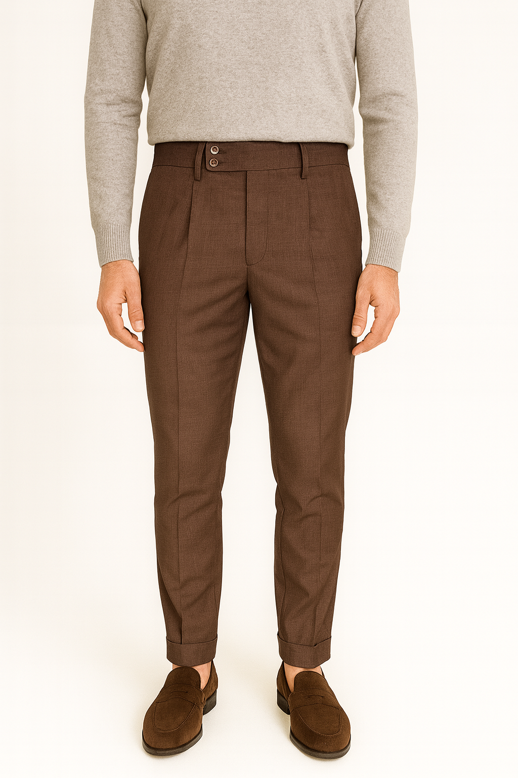 Paul Miranda Pantalone in fresco lana