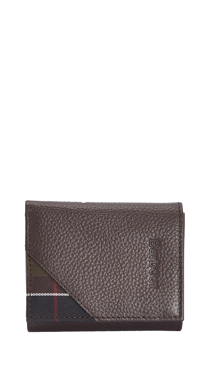 Barbour Portacarte a libro in pelle Tabert