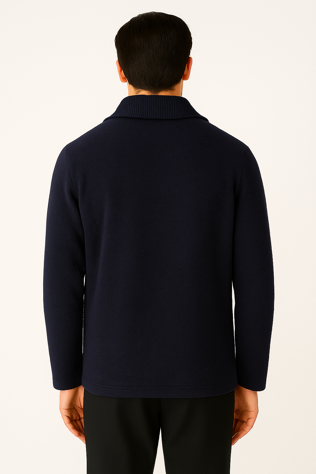 Tramapulia cardigan collo costina