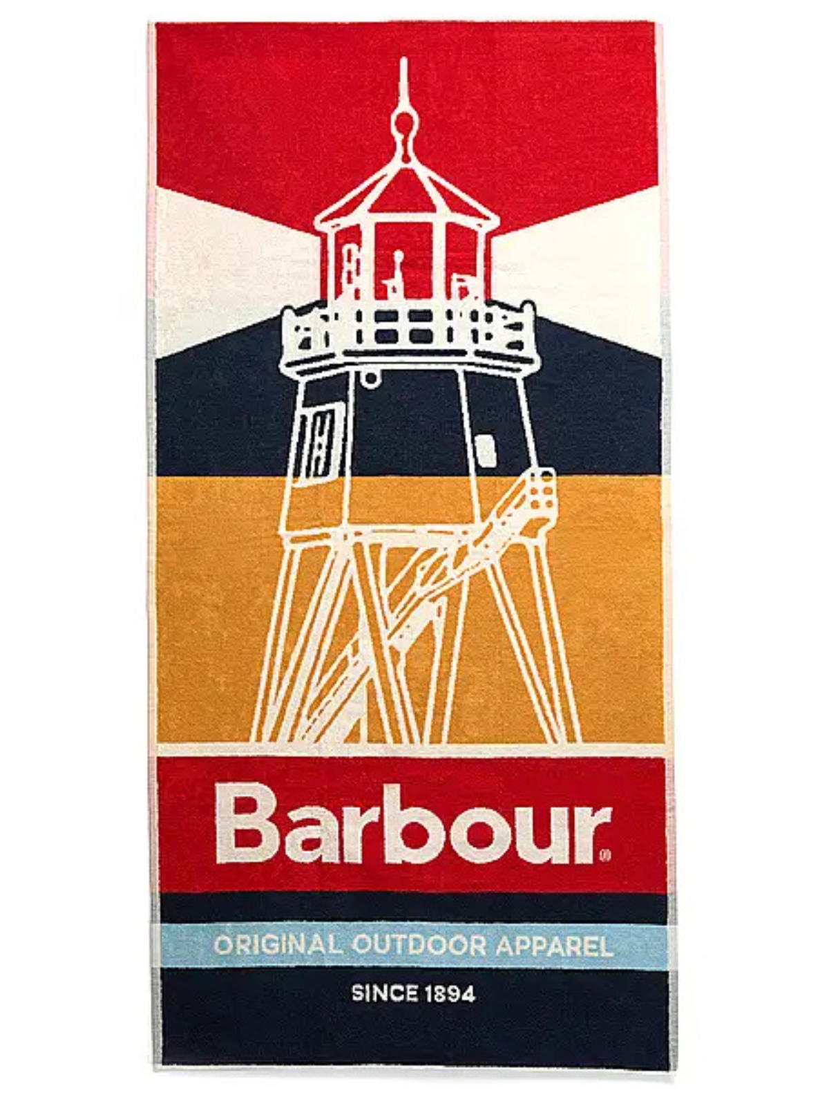 Barbour telo da mare towel beacon