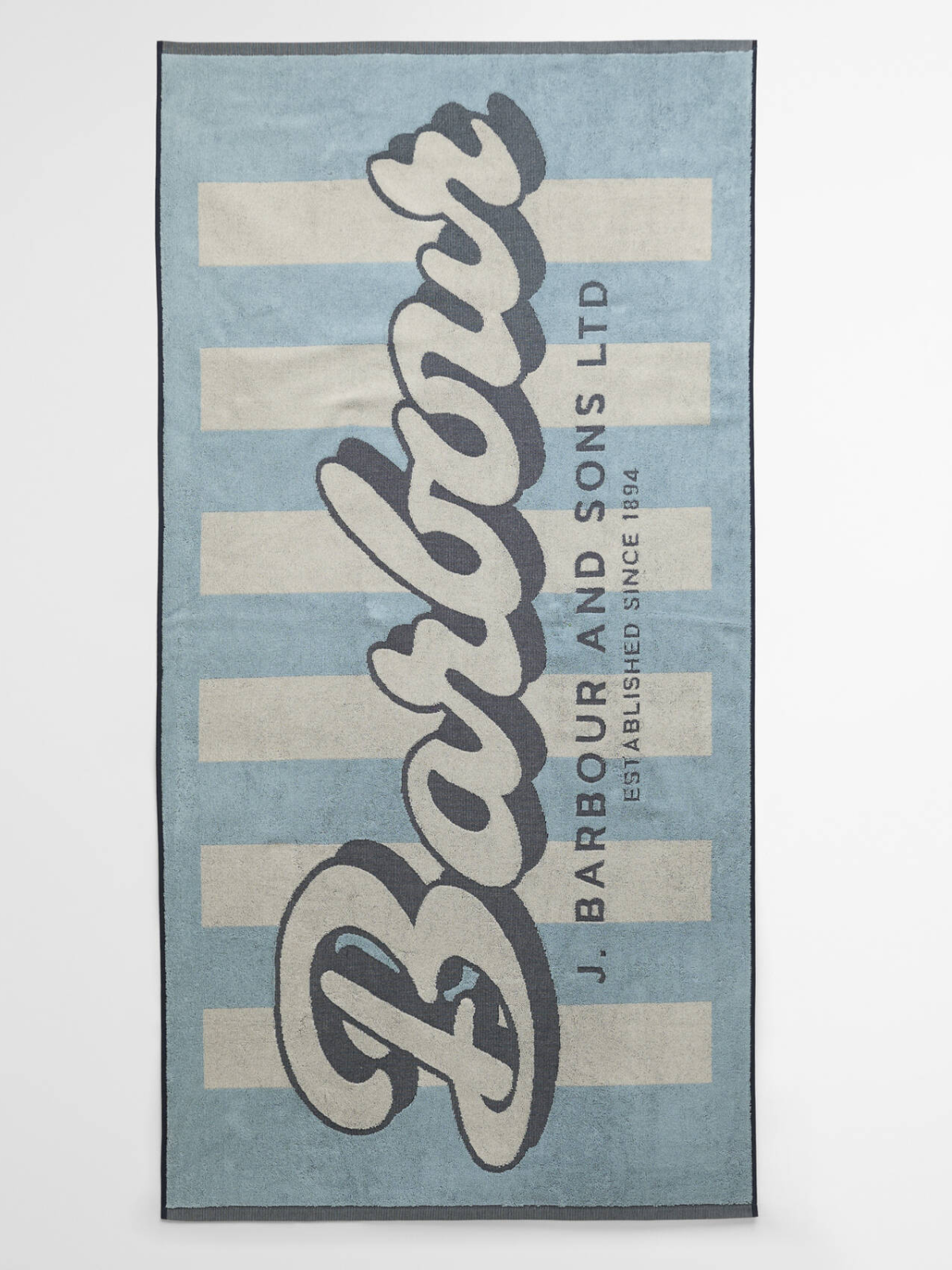 Barbour telo da mare surf blue logo