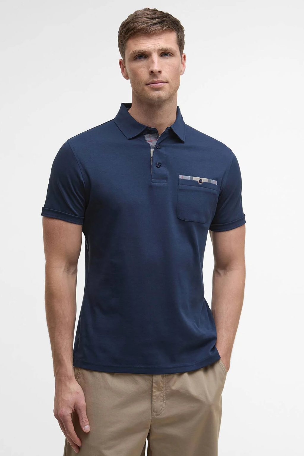 Barbour Polo Corpatch a maniche corte leggermente aderente