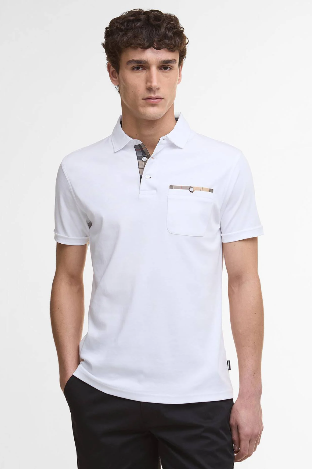 Barbour Polo Corpatch a maniche corte leggermente aderente
