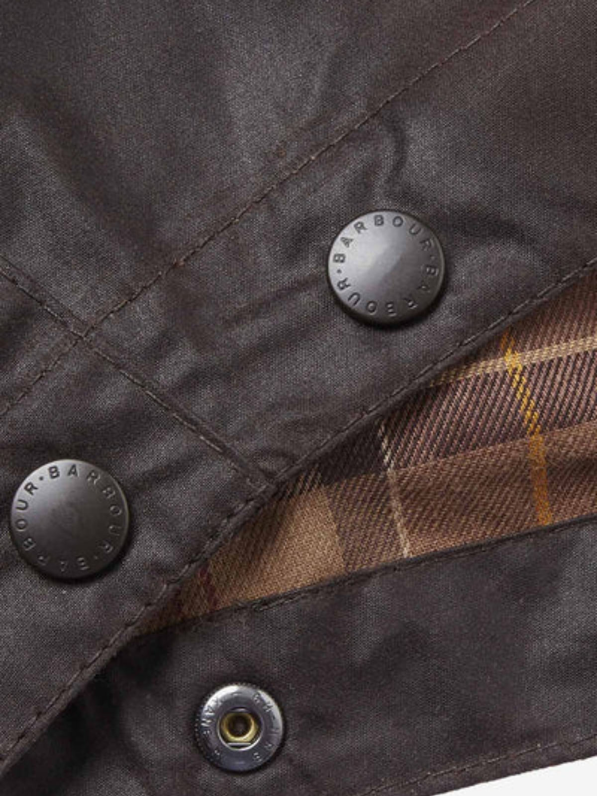 BARBOUR Cappuccio in cotone cerato